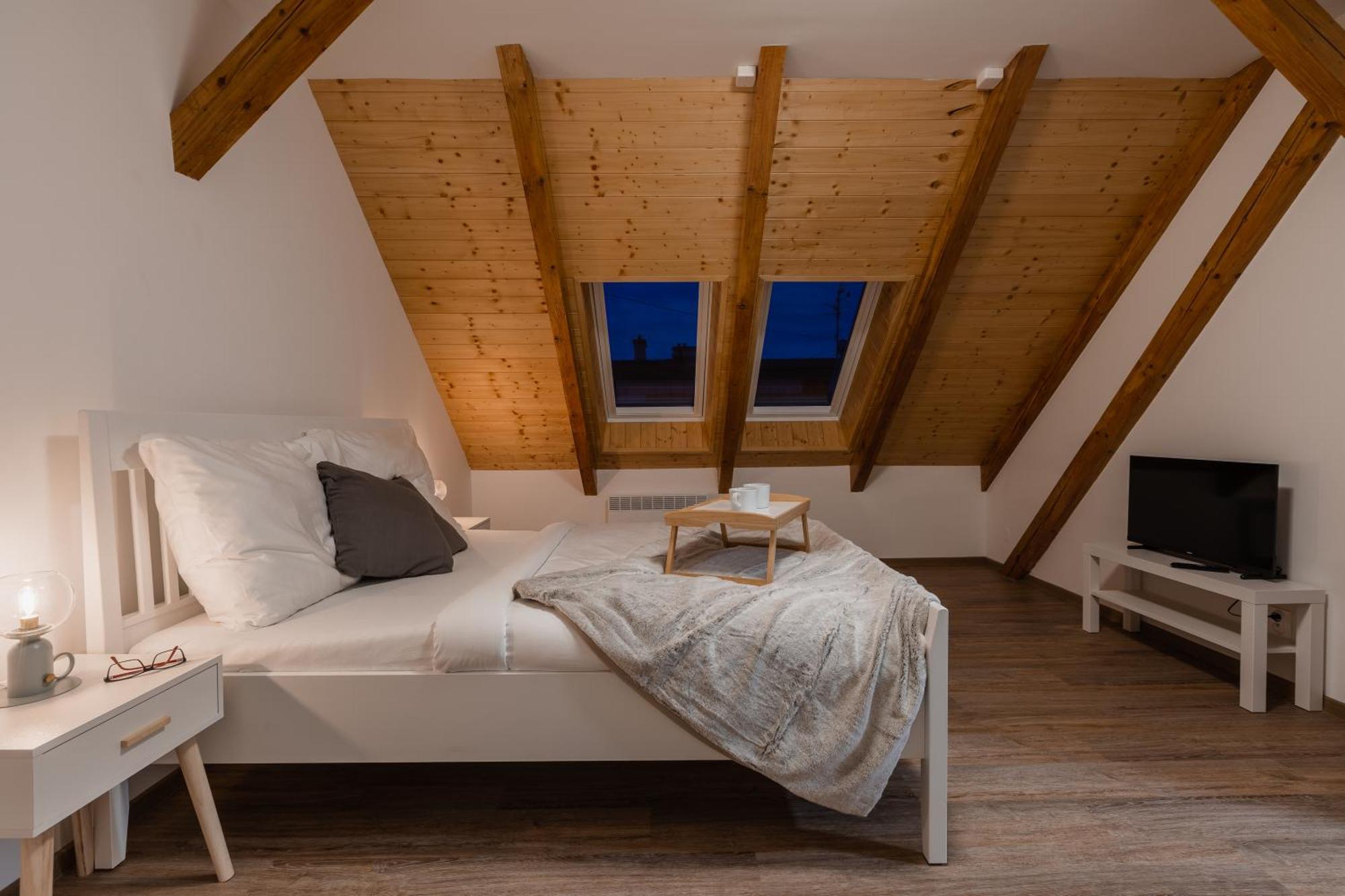 Romanticky Loft Parking U Hlavniho Nadrazi オロモウツ エクステリア 写真