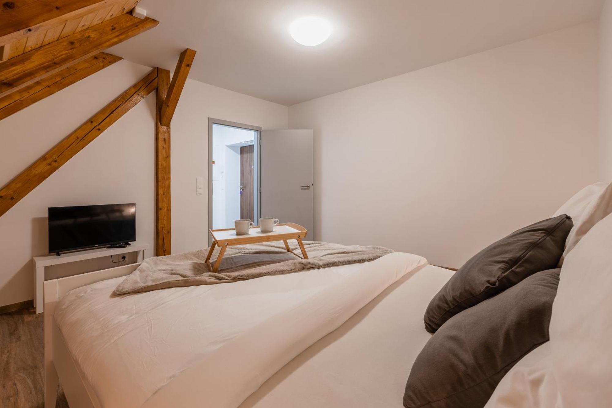 Romanticky Loft Parking U Hlavniho Nadrazi オロモウツ エクステリア 写真